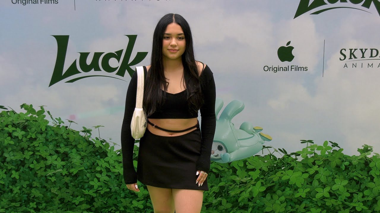 Madi Filipowicz "Luck" Global Premiere Screening Green Carpet | Apple Original Film