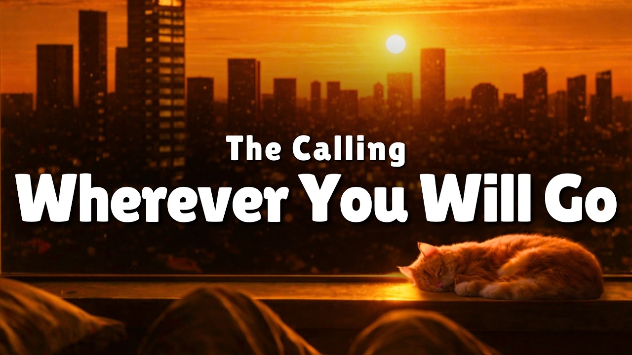 The Calling - Wherever You Will Go (Lyrics) | Cozy Golden Hour Bedroom Visualizer [4K]