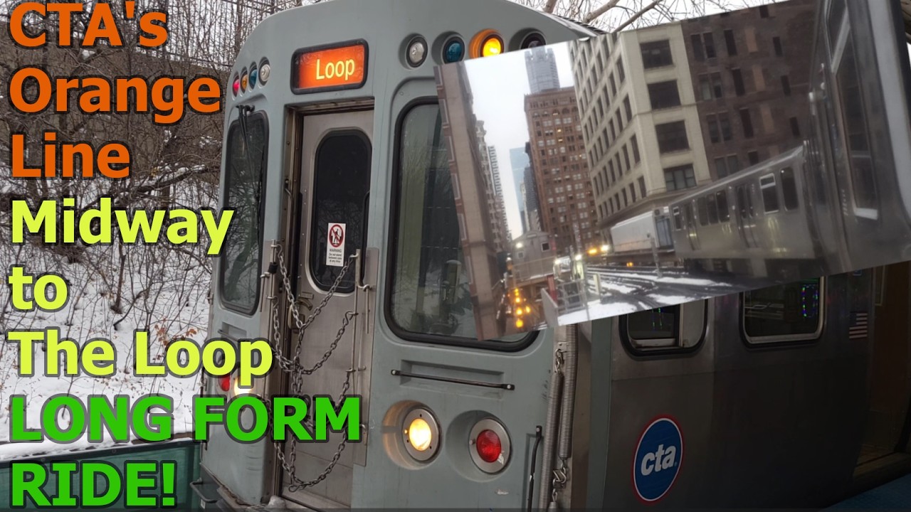 CTA Orange Line - Midway to the Loop - Long Form Ride