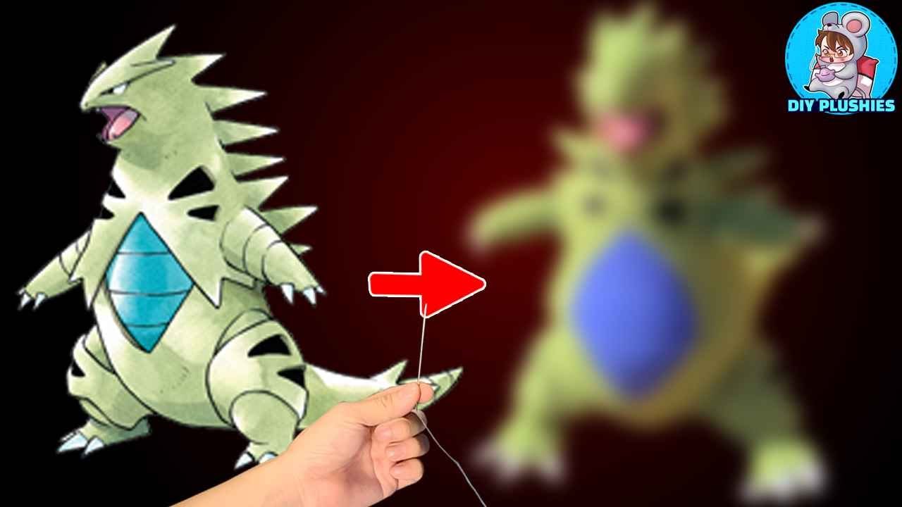 How to make a Pokémon Tyranitar plush