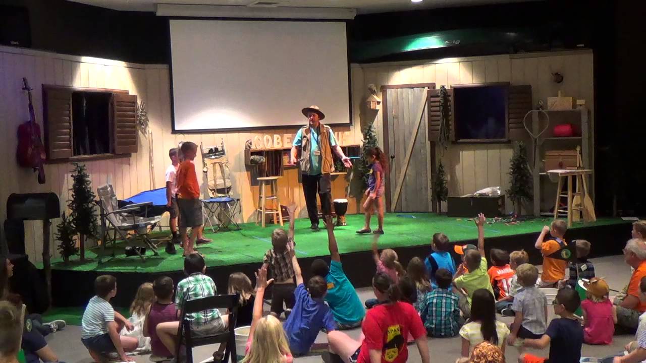 The Bridge Illustration acted out with kids