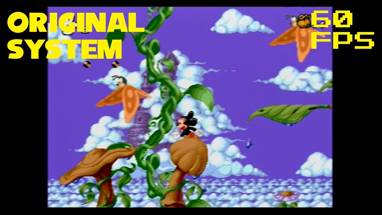 5. (60 FPS Genesis) Mickey and the Beanstalk - Mickey Mania: The Timeless Adventures of Mickey Mouse