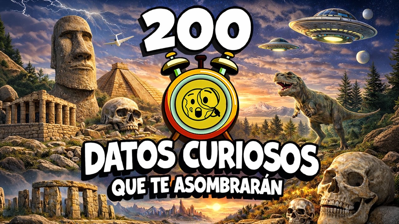 200 Datos Curiosos que NO SABÍAS 🤯 | Te Sorprenderán Más de lo que Imaginas