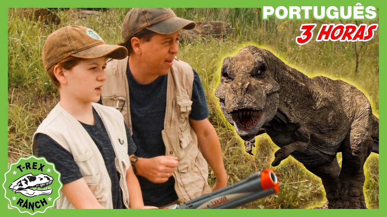 Mensagem em uma garrafa | Parque do T-REX | Vídeos de Dinossauros para Crianças