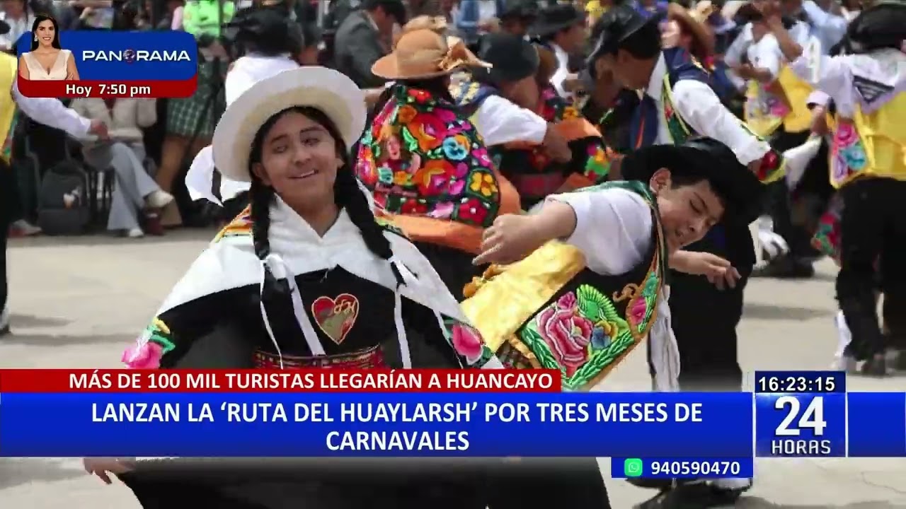 Se dio inicio a “La Ruta del Huaylarsh” por tres meses de carnavales en Huancayo