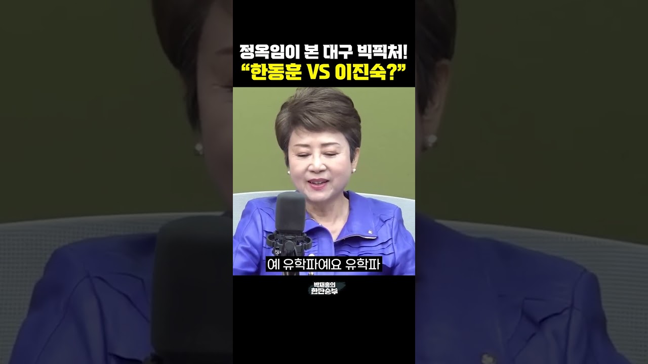정옥임이 본 대구 빅픽처! 