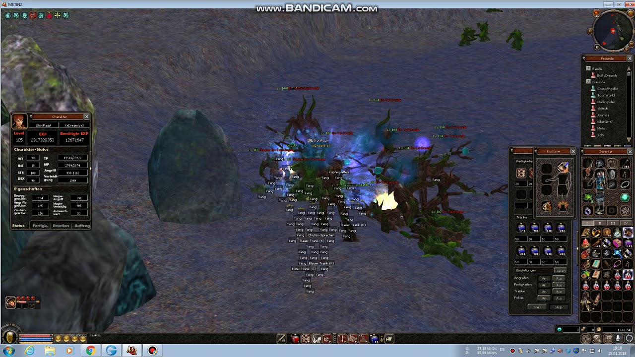 LVL 105 XxDreamlyxX  Praios   95er Map Aktiv LVL&acute;n