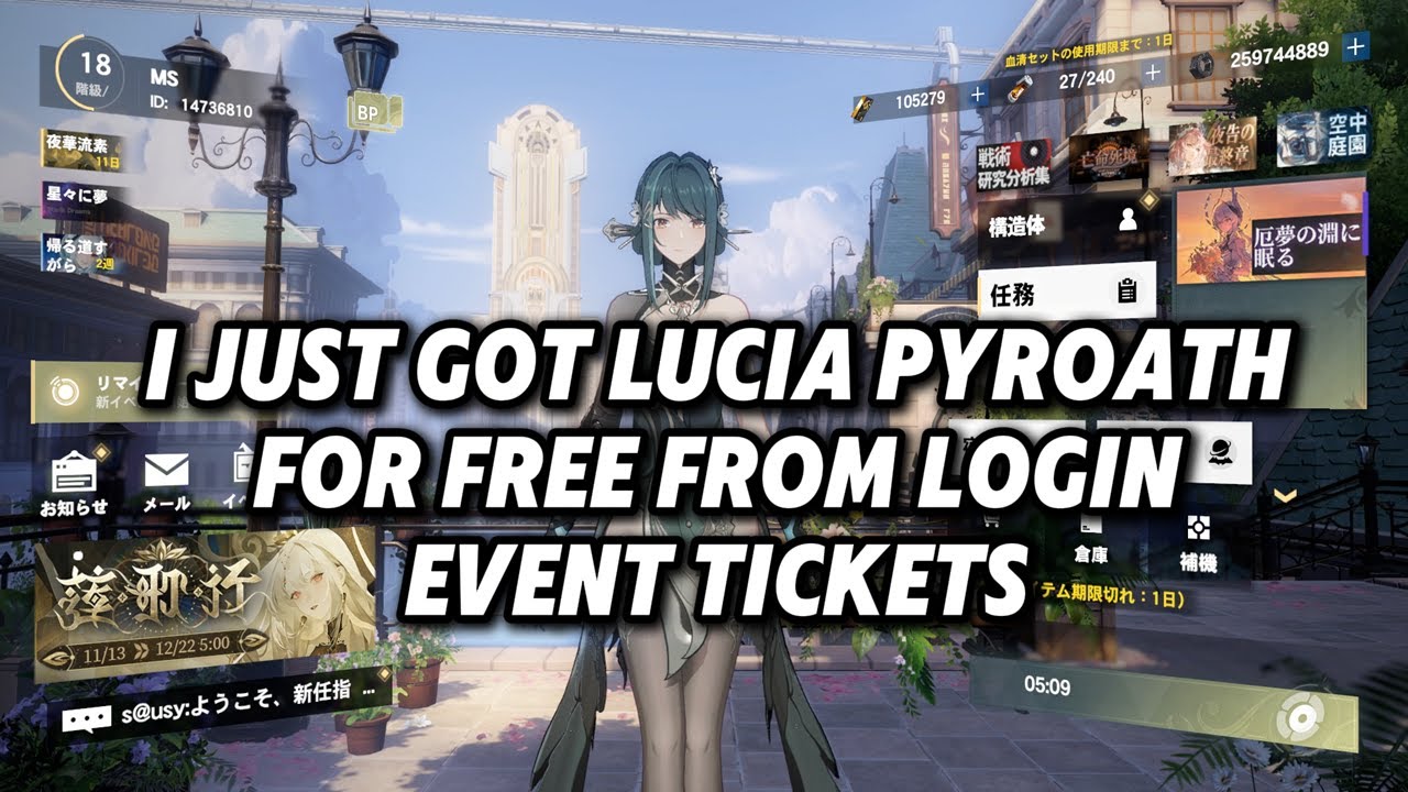 Punishing Gray Raven I got Lucia Pyroath FOR FREE!!!!!! #f2p #pgr
