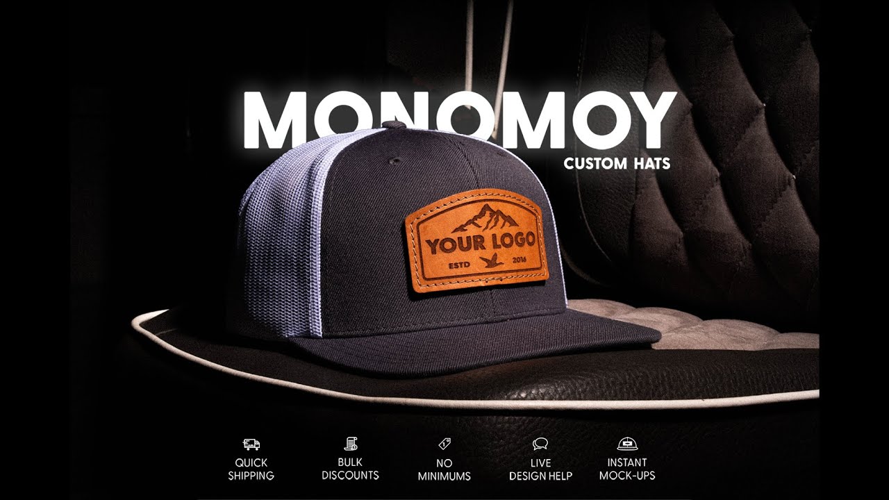 Custom Leather Patch Hats | Monomoy