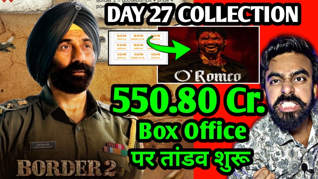 BORDER 2 DAY 27 COLLECTION WORLDWIDE | BORDER 2 COLLECTION DAY 27 | BORDER 2 ADVANCE BOOKING SUNNY