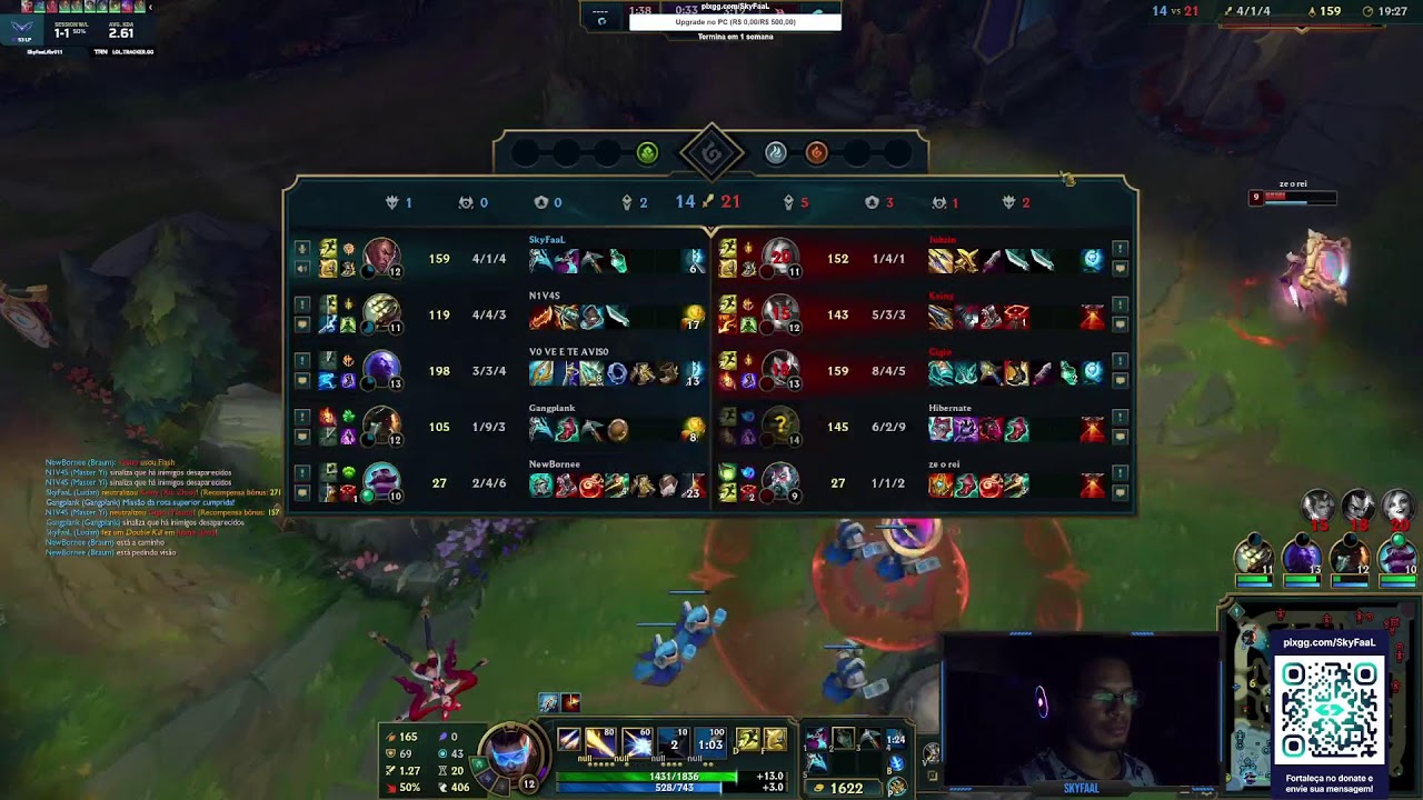 🔥 DO DIAMANTE AO DESAFIANTE | RANKED AO VIVO – SEASON 2026