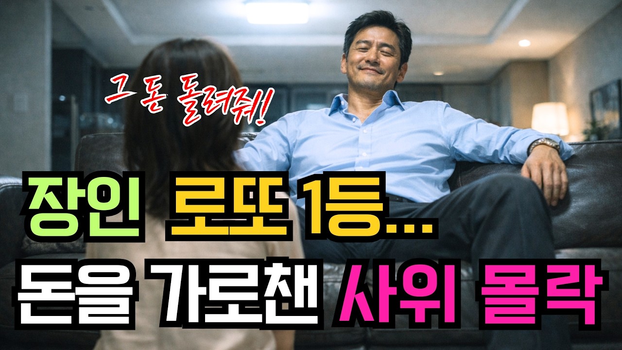 장인 로또 1등 당첨금… 사위가 가져간 뒤 벌어진 일