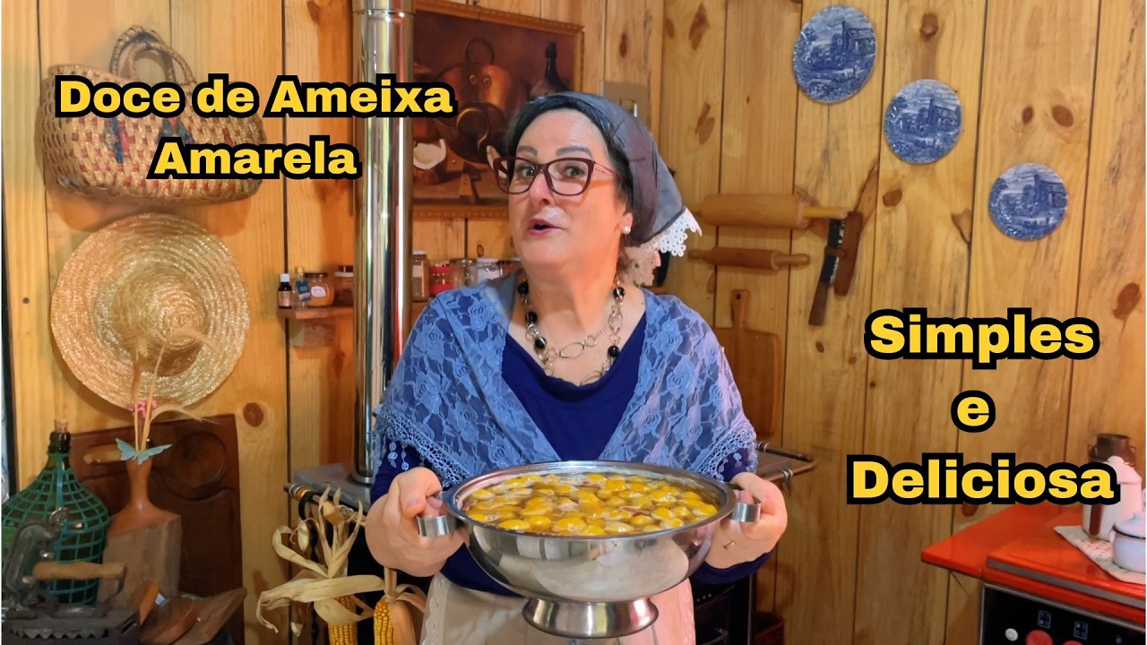 O Doce de Ameixa Amarela Mais Gostoso Que Já Fiz 😍🍑🔥