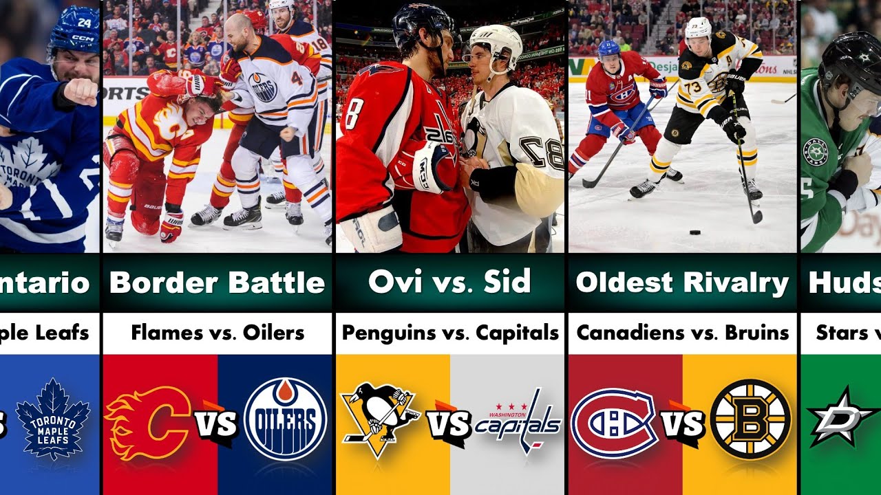 50 Most INTENSE NHL Derbies/Rivalries in History