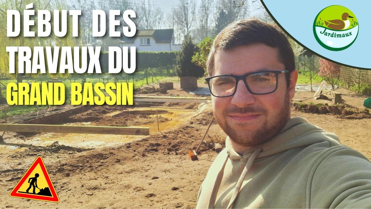 DÉBUT DES TRAVAUX DU GRAND BASSIN !! ⚠️