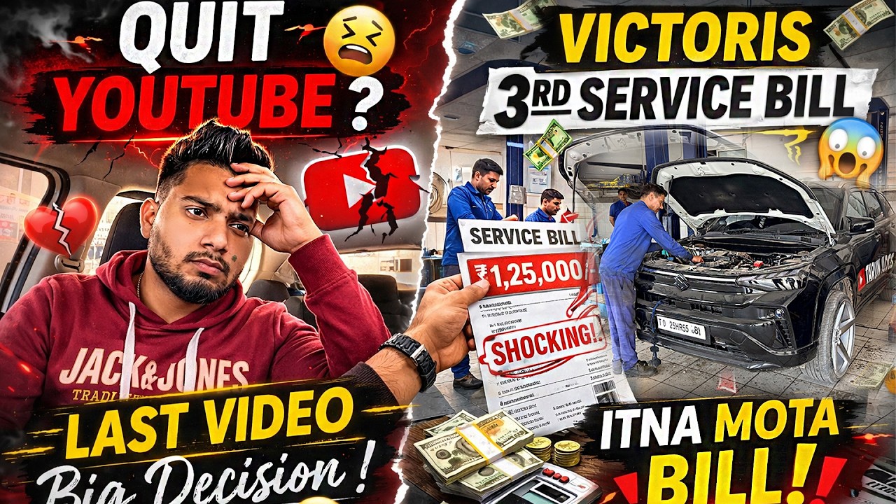 Victoris 3rd Service Bill ₹??00 😱 | Itna Mehenga? 😭 Last Video Decision! Modified victoris