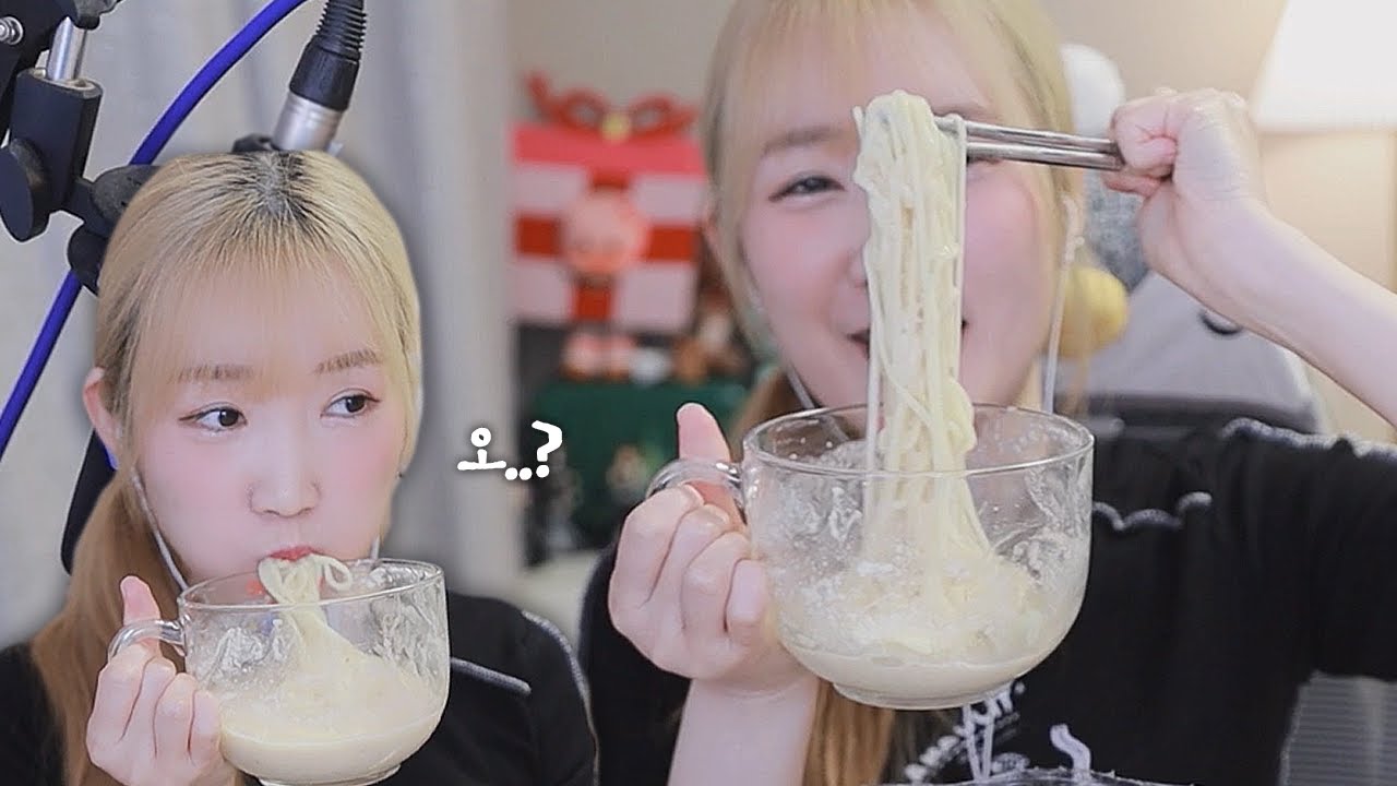 콩국수 살면서 처음 먹어보는 사람