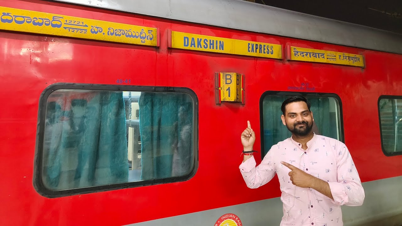 Hyderabad To Delhi by Dakshin Express