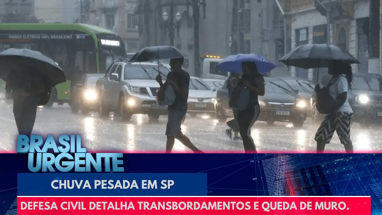 Tenente detalha situação das fortes chuvas no estado de São Paulo | Brasil Urgente