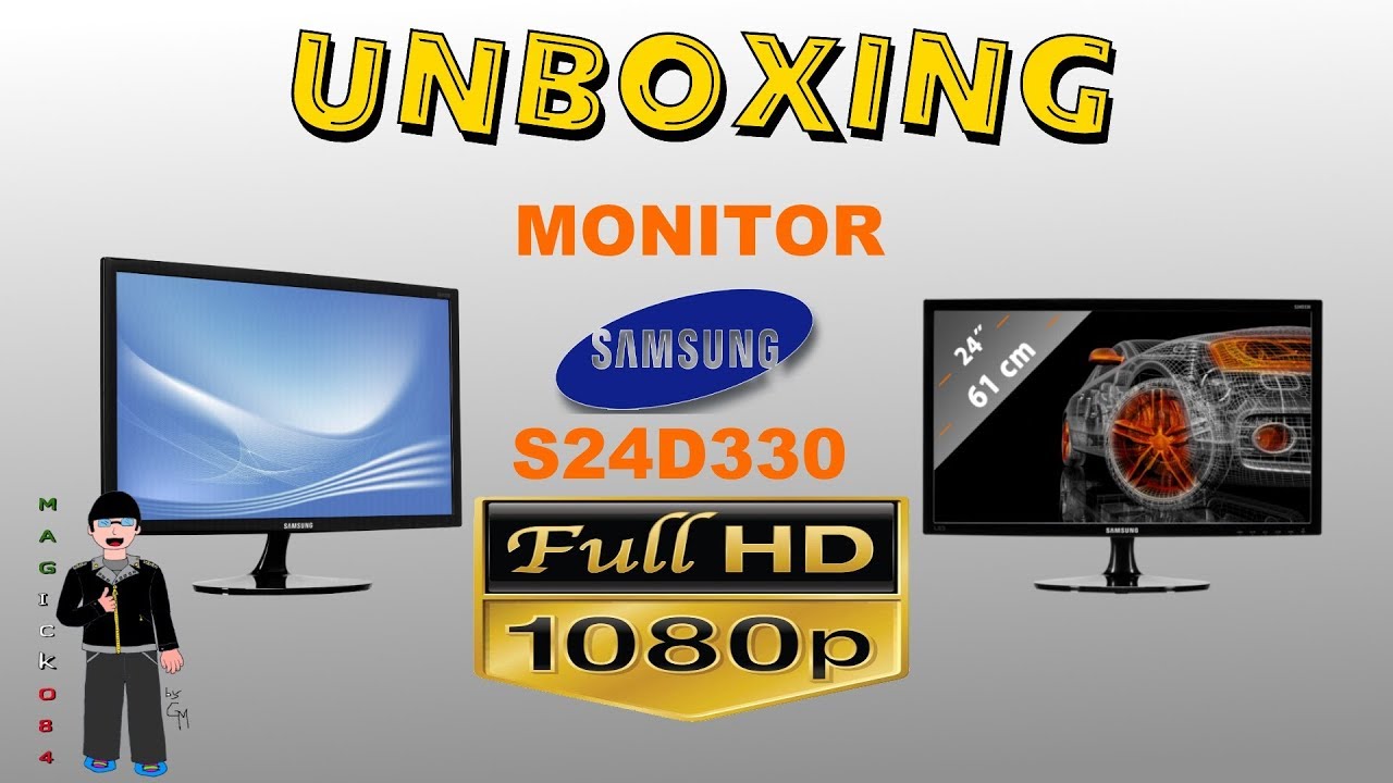 UNBOXING! Monitor Samsung S24D330 LED FullHD