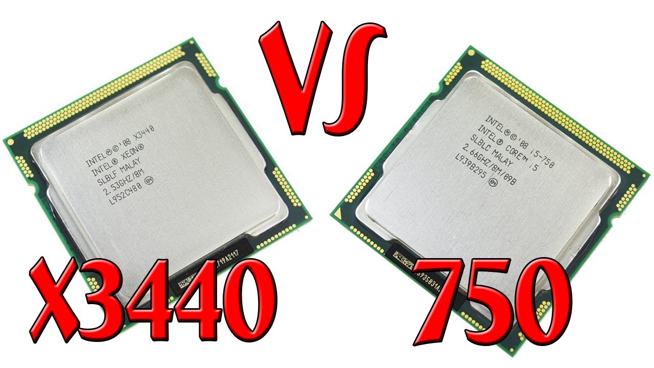 Тест Intel XEON X3440 vs Intel i5 750