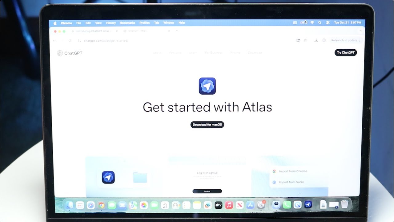 Как использовать веб-браузер ChatGPT Atlas!