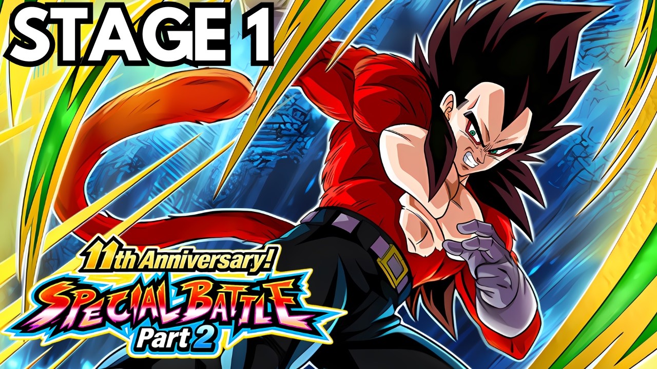 11TH ANNIVERSARY SPECIAL BATTLE PART 2! TAG SSJ4S ALL MISSIONS CLEARED! | #DOKKANBATTLE