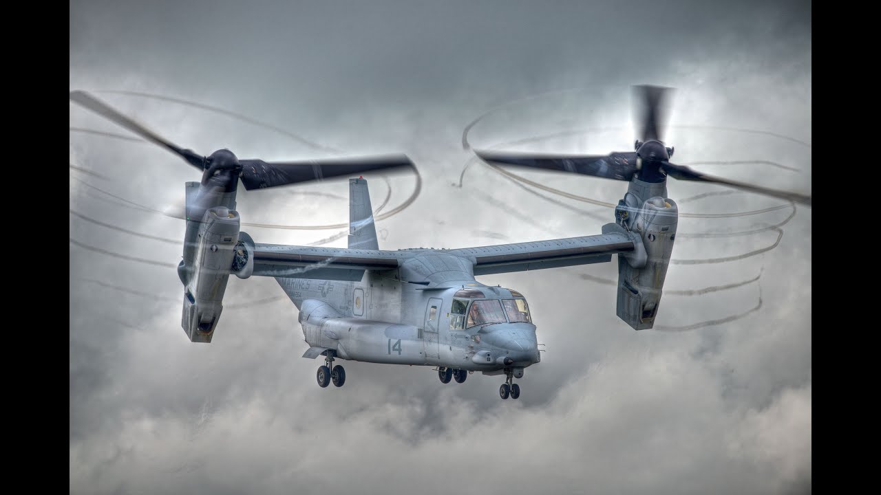 Awesome V-22 Osprey Footage - Trident Juncture 2015