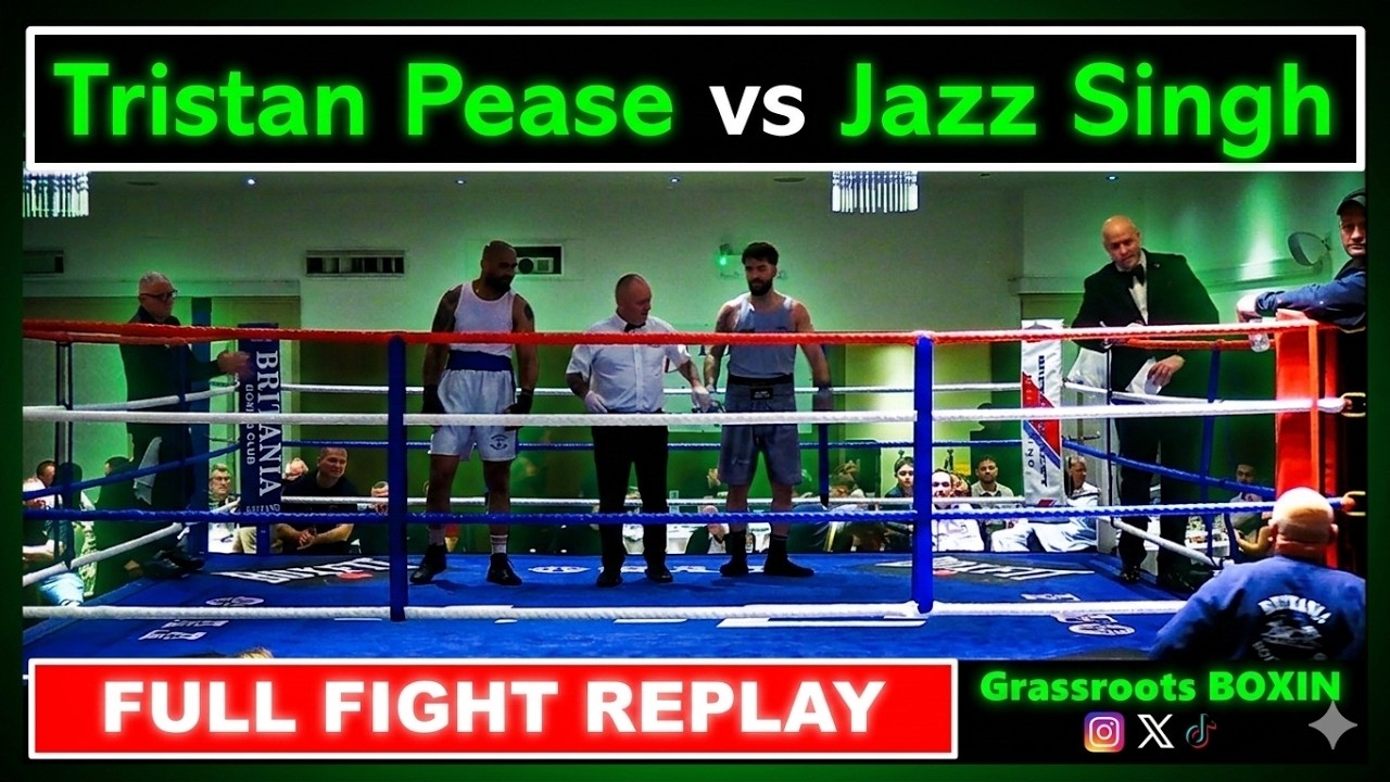 Tristan Pease vs Jazz Singh - FULL FIGHT - Britania Boxing Club Dinner Show (07/03/26)