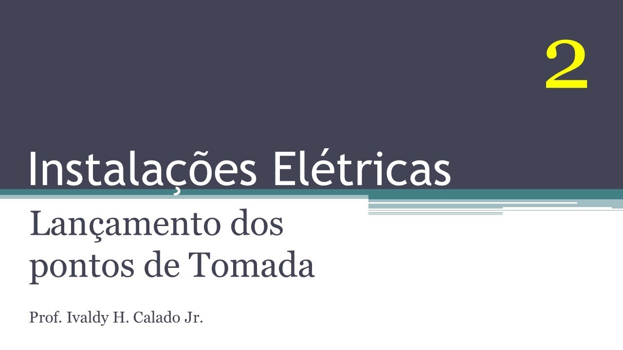 Projeto El&eacute;trico - Passo 2 - Pontos de Tomada