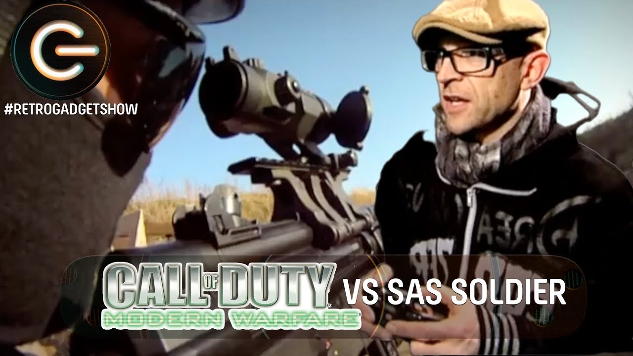 Modern Warfare VS real life SAS Soldier | Retro Gadget Show