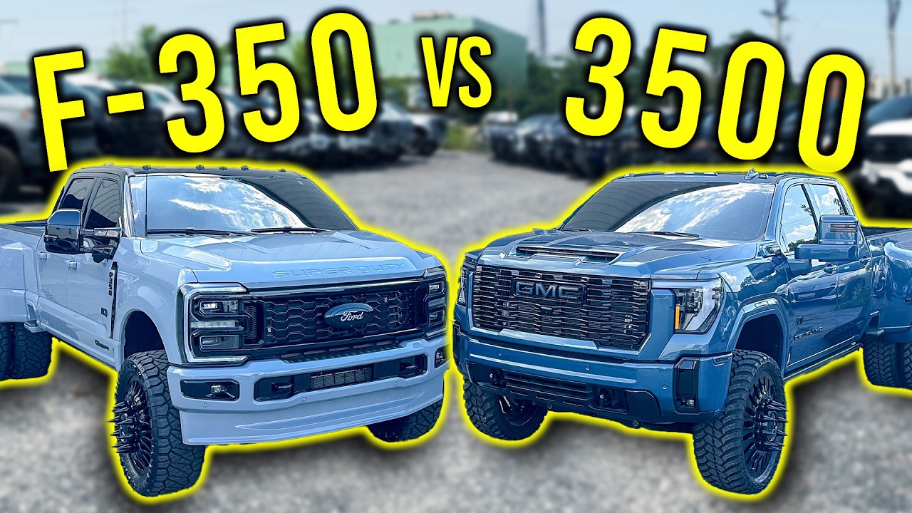 Ford F350 vs GMC 3500 - Which is better Towing?