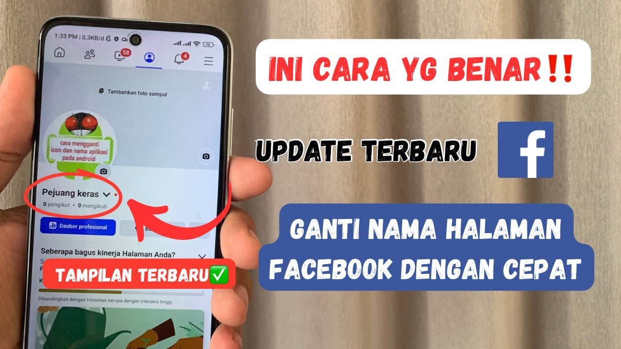 Cara Mengubah Nama Halaman Facebook 2026