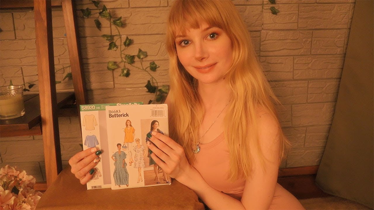 ASMR Summer 2019 Sewing Patterns 👗 Whisper / Crinkles / Paper Sounds