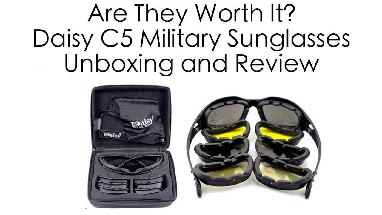Are They Worth the $40 Price? - Daisy C5 USA Military Sunglasses