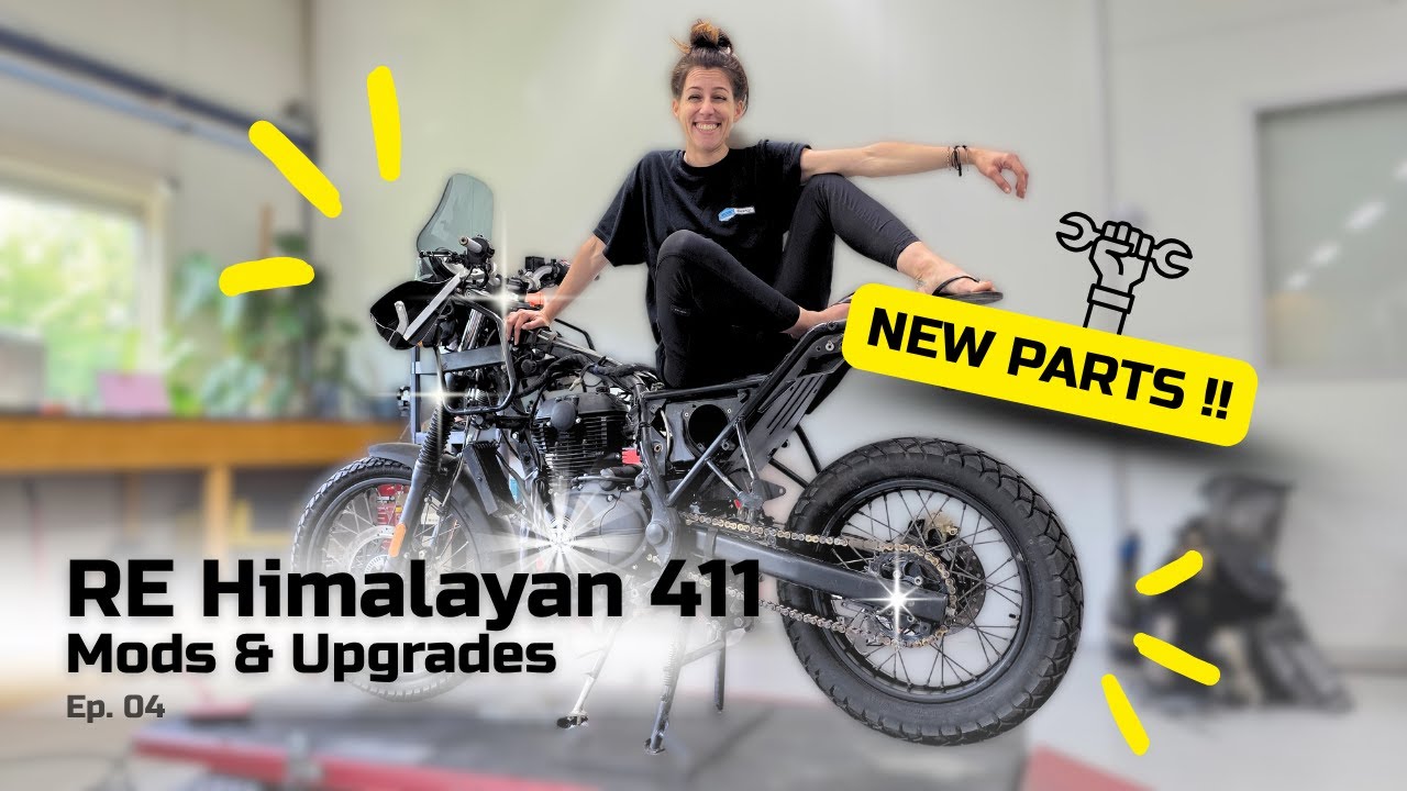Royal Enfield Himalayan 411 Mods | Эпизод 4 – Новые ДЕТАЛИ прибыли!