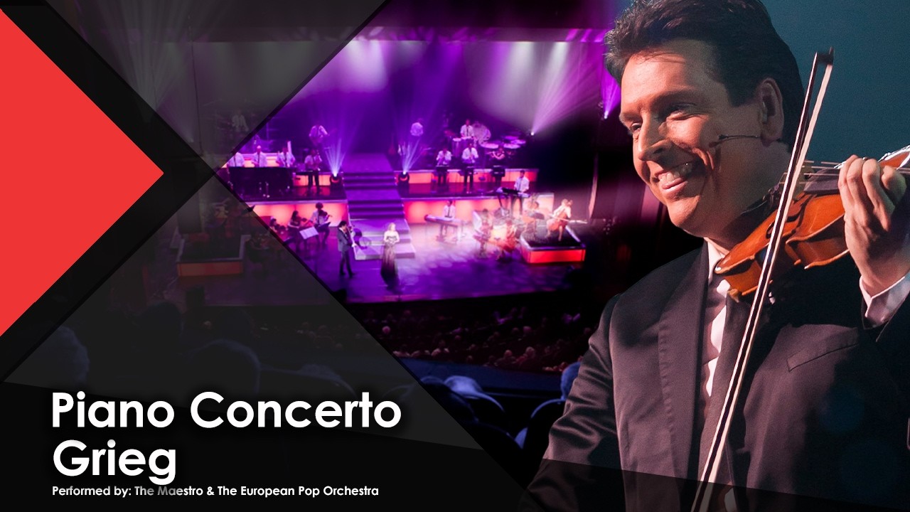 Piano Concerto Grieg - The Maestro & The European Pop Orchestra (Official Music Video)