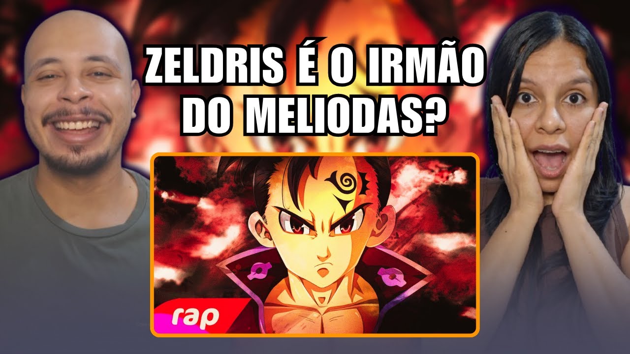 CASAL REACT: Rap do Zeldris (Nanatsu no Taizai) - O MANDAMENTO DA PIEDADE | NERD HITS