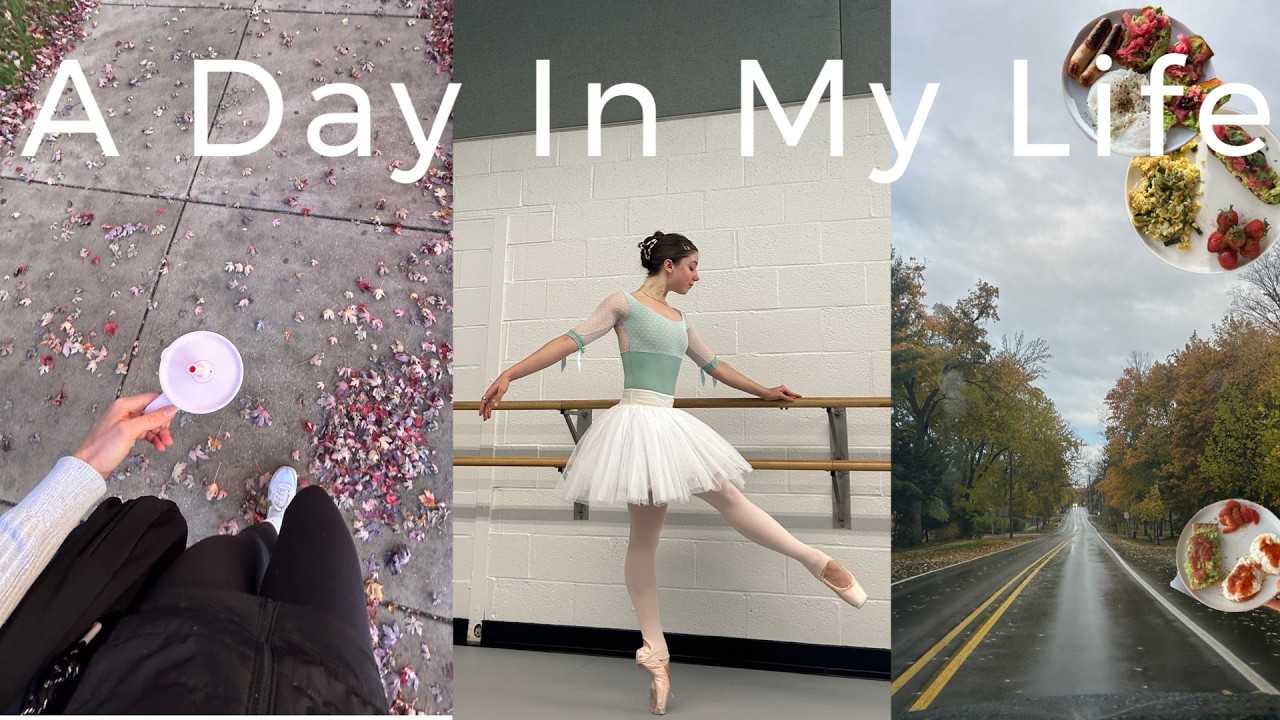 уютный видеоблог о выступлении осенью | день из моей жизни балерины в балете Гранд-Рапидс