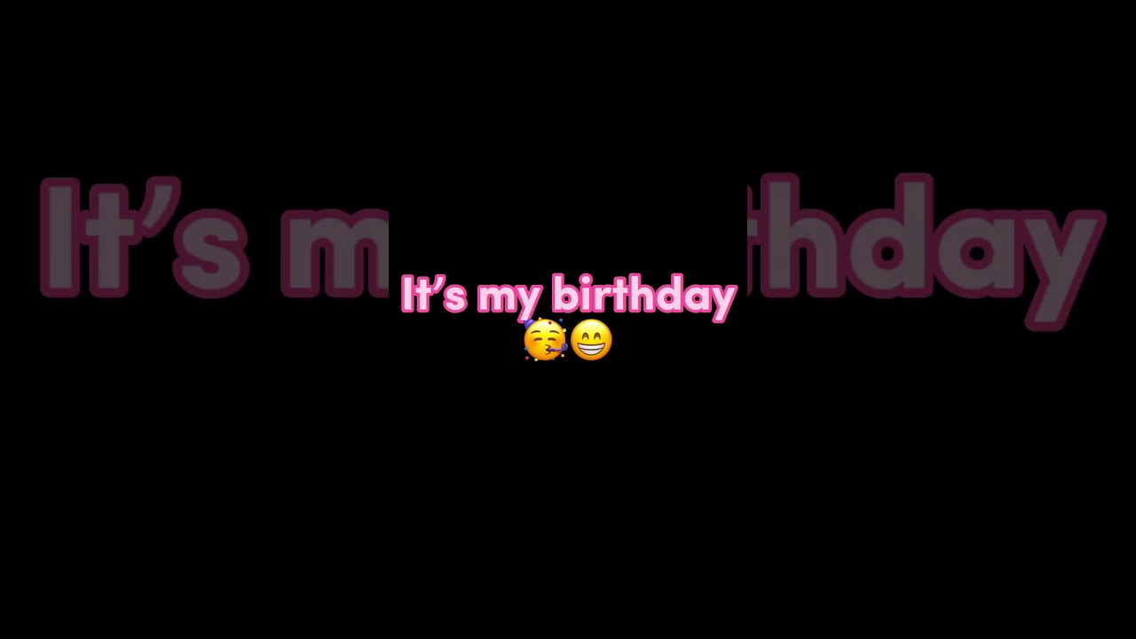 it&rsquo;s my birthday🎉🎊🥳 || ⚠️ FW ⚠️ ||