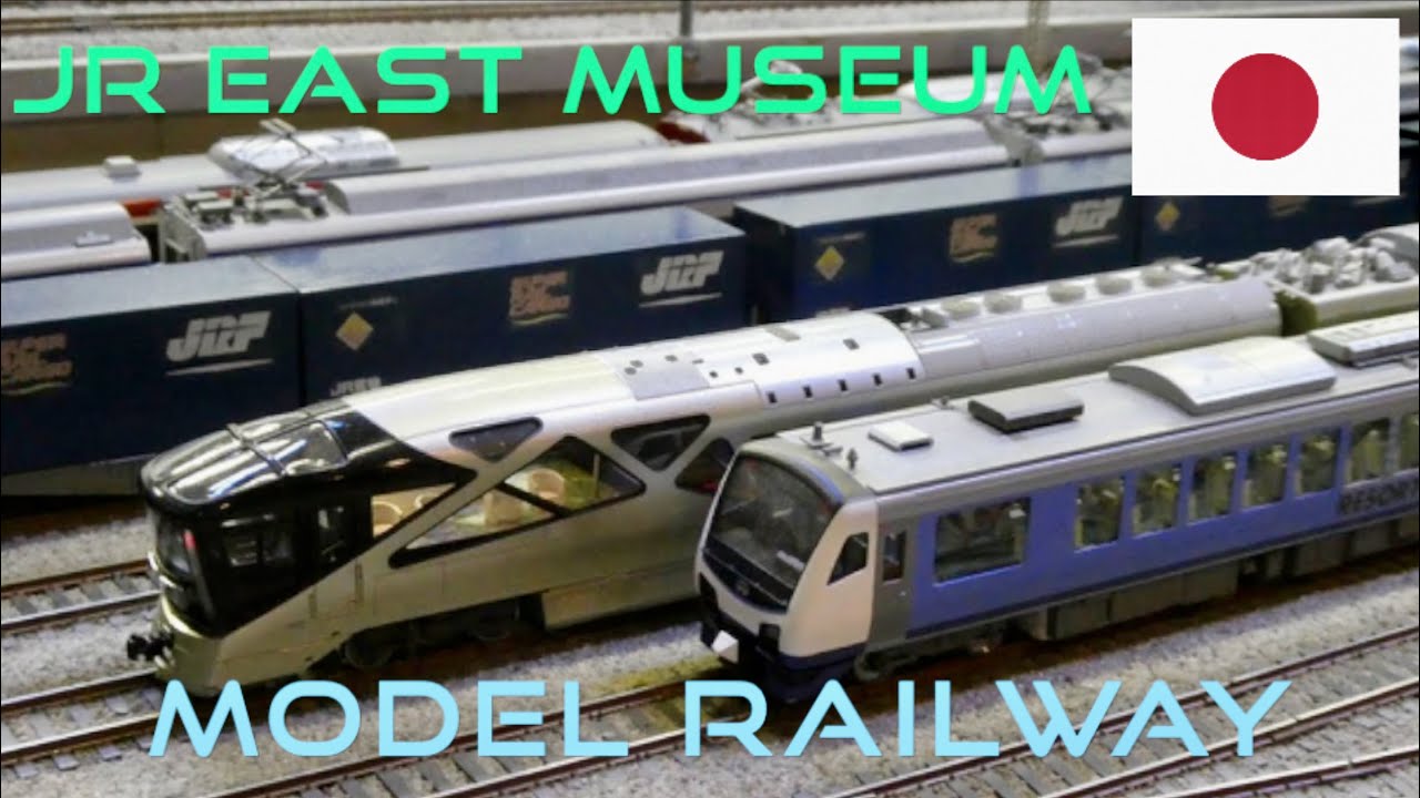 Japan: Saitama Railway Museum near Tokyo - Huge Model Railway in Action