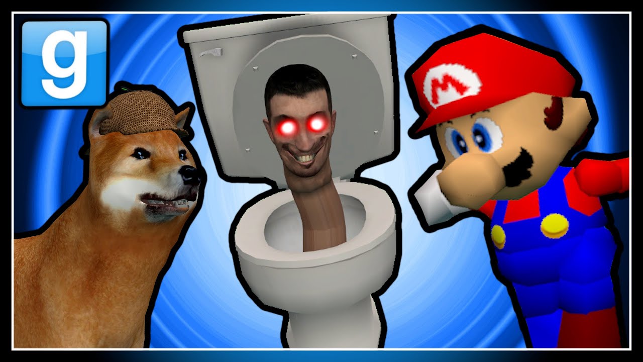 Mario VS Skibidi Toilet! - Mario Gets Lost in Gmod Ep 7