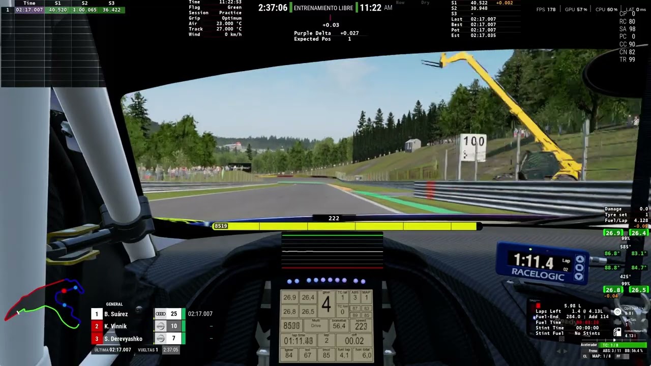 First time with Audi at the spa (2.16.945) 23-27