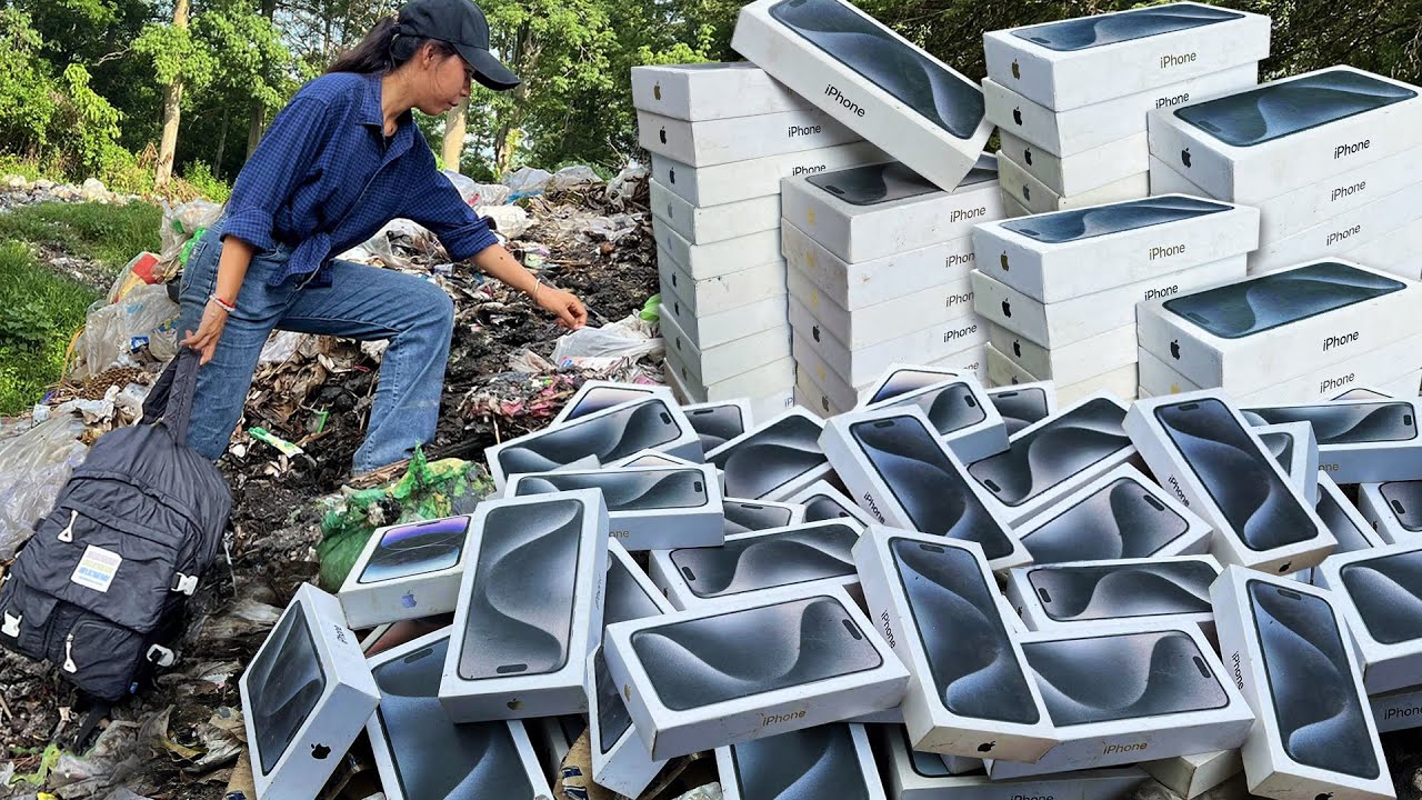 Perfect... 😲 i Found iPhone 14 & 15 Pro Max in Garbage Restore DIY iPhone 15 Plus