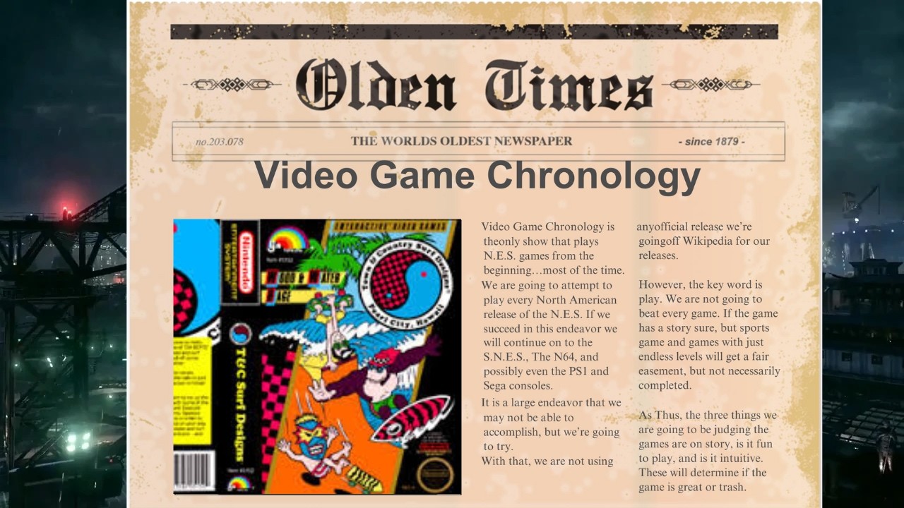 Video Game Chronology Episode 94: Town & Country Surf Designs: Wood & Water Rage