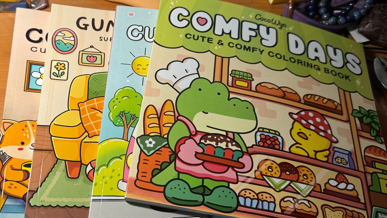 Cute and Comfy Coloring Book Haul September 2024