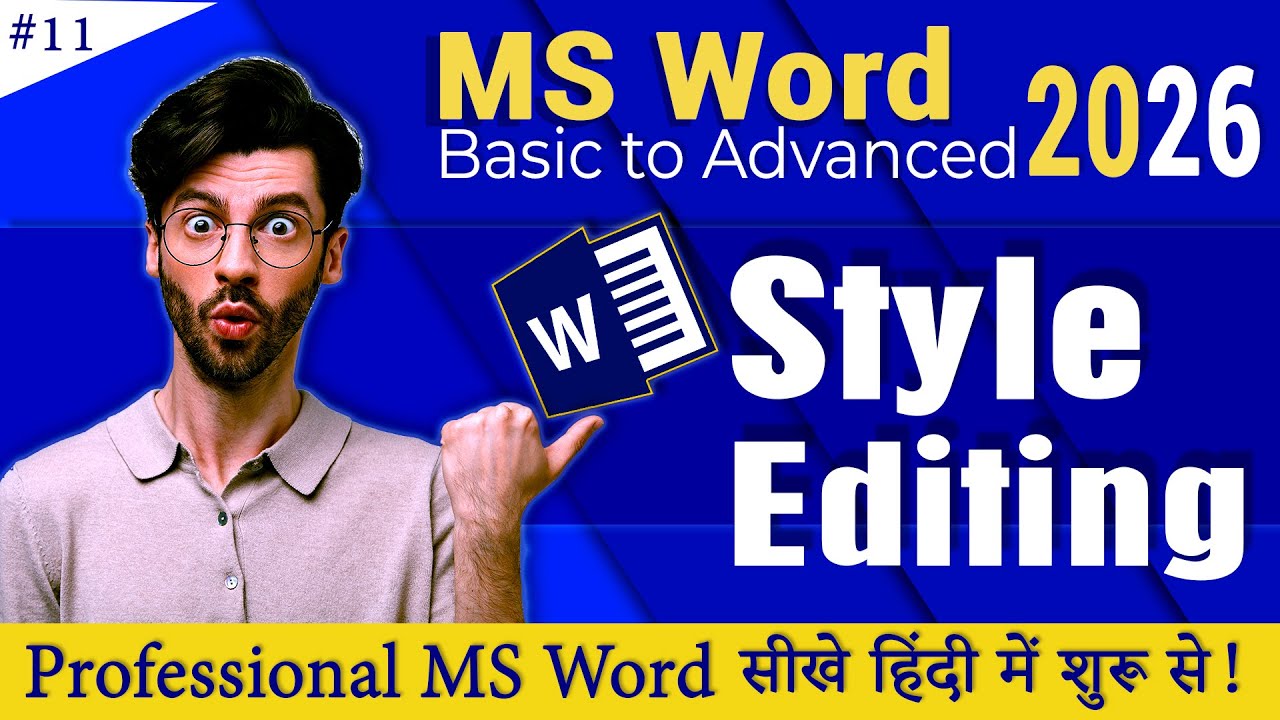 The EASIEST Way to Master MS Word Styles Without Any Frustration 🔥 in Hindi