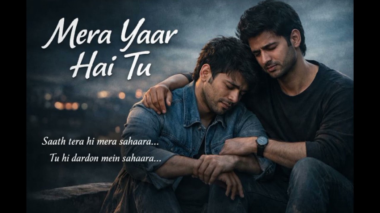 Mera yaar hai tu🔥💓. Best friend song sad emotional song edit by saif 2026 new song