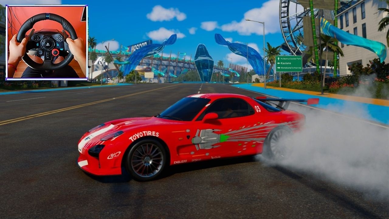 Mazda RX-7 Fast & Furious | Race & Open World😈🤯| The Crew Motorfest | Logitech G29 Steering Wheel