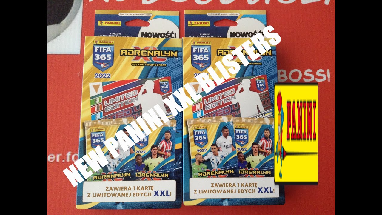 ***NEW PANINI BLISTERS*** AXL FIFA365 (2122) 2 XXL LIMITED EDITION  BLISTERS & TOP MASTER PULL
